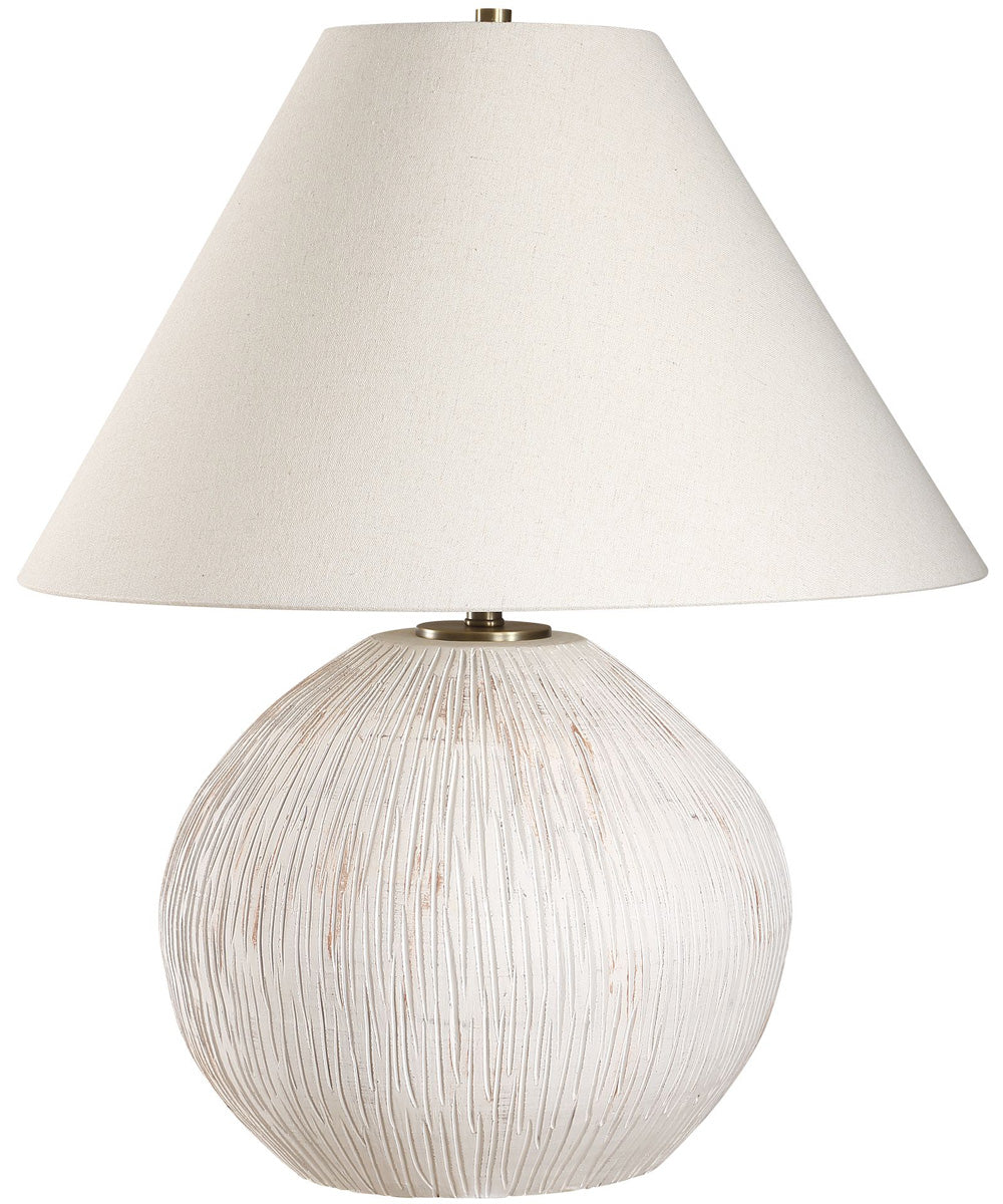 Meryl Aged White Table Lamp - Image 3