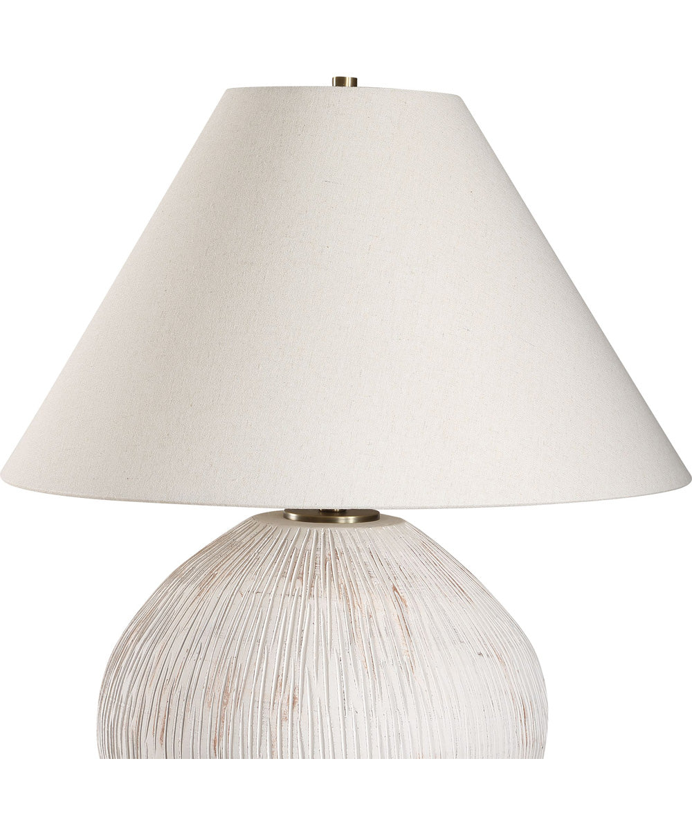 Meryl Aged White Table Lamp - Image 4
