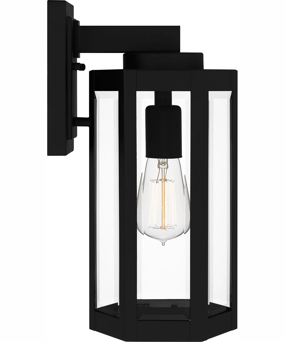 Mesnick Medium 1-light Outdoor Wall Light Matte Black - Image 5