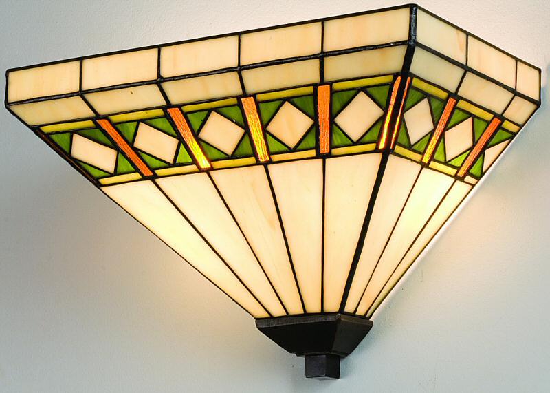 14"W Diamond Mission Wall Sconce - Image 2