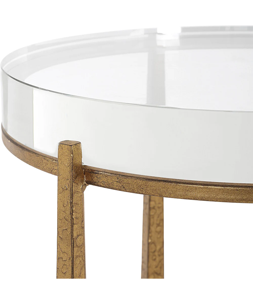 Midas Antique Gold Accent Table - Image 6