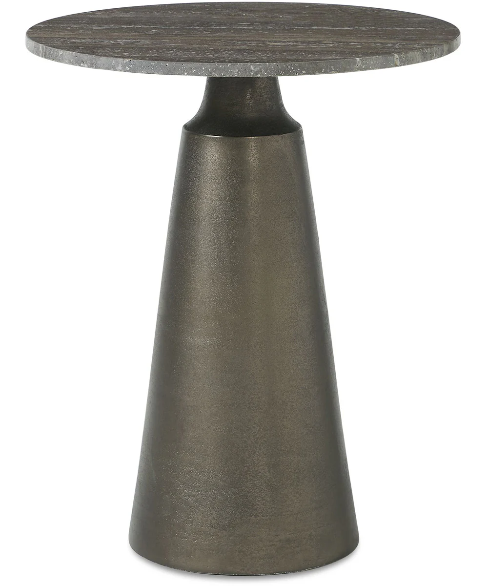 Midsummer Indoor-Outdoor Bronze Accent Table