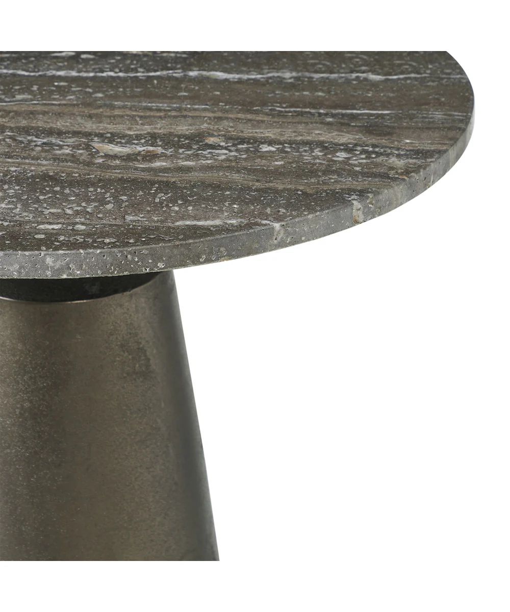 Midsummer Indoor-Outdoor Bronze Accent Table - Image 3