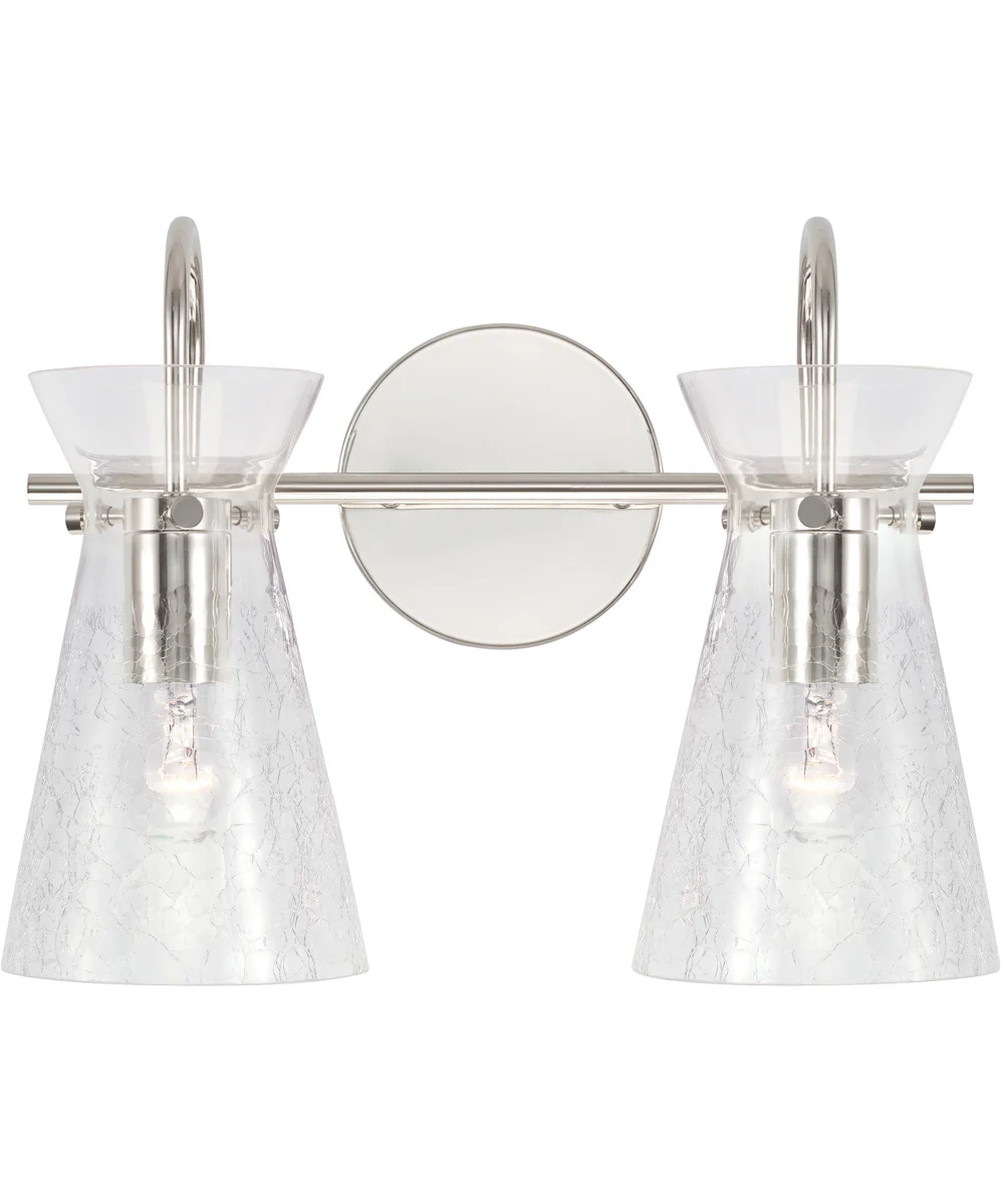 Mila 2-Light Vanity Polished Nickel - Image 4