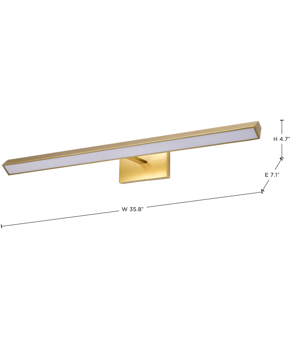 Mila  Vanity & Wall Vintage Brass - Image 11