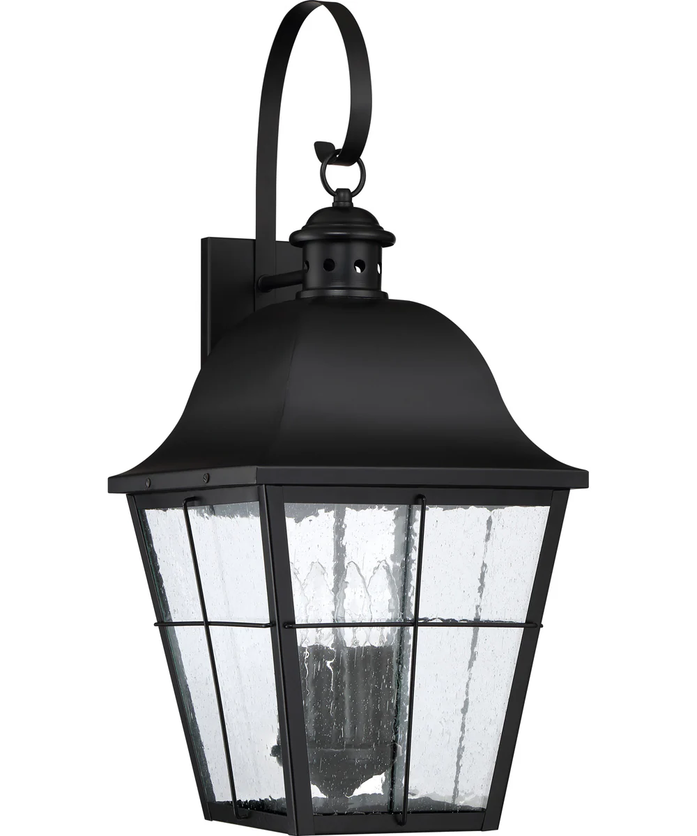 Millhouse Extra Large 4-light Outdoor Wall Light Mystic Black - Image 3