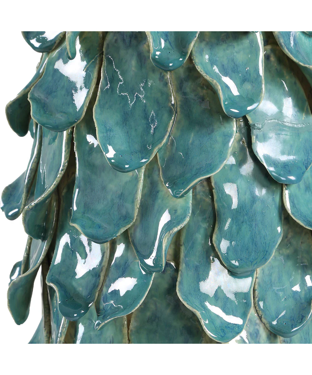 Mina Teal Blue Table Lamp - Image 4