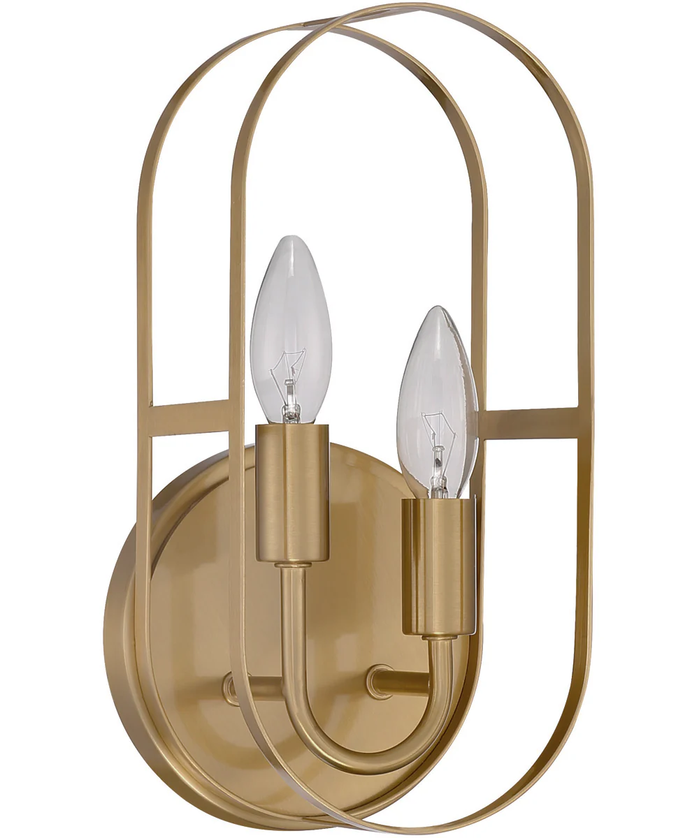 Mindful 2-Light Vanity Satin Brass