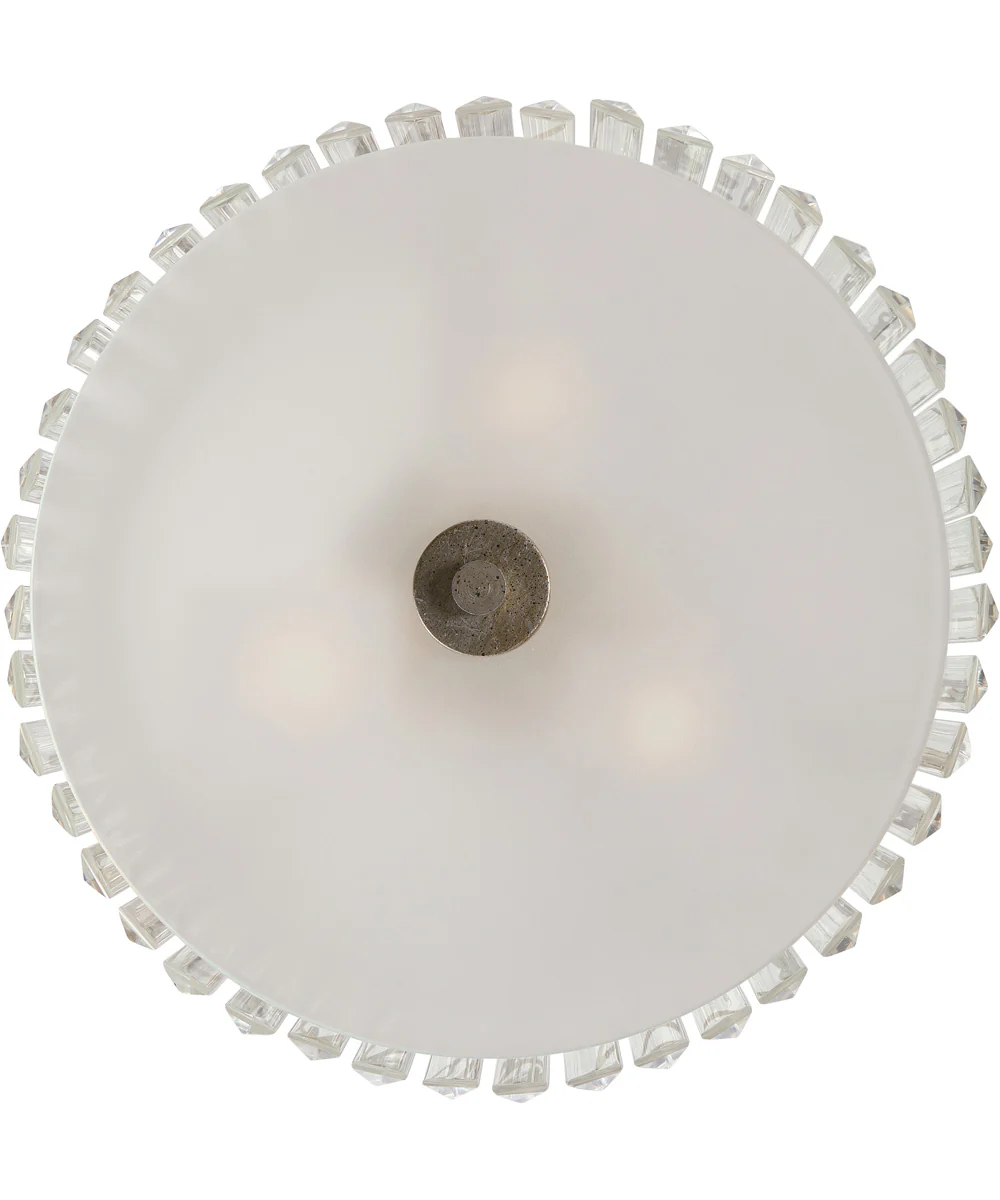 Mirage Medium 3-light Semi Flush Mount Vintage Gold - Image 5
