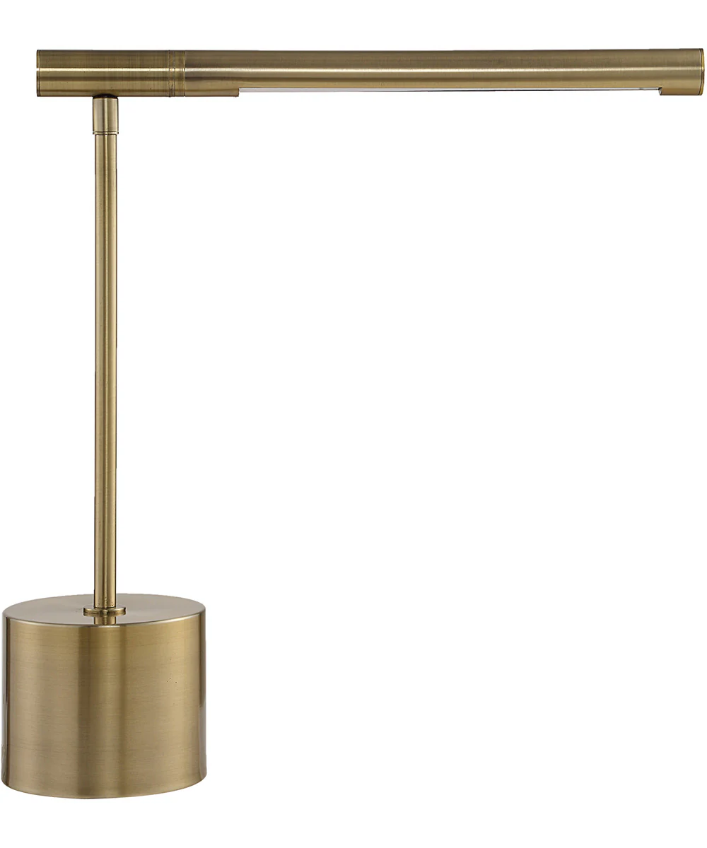 Modern Desk Lamp in Antique Brass with Horizontal Arm - Image 5