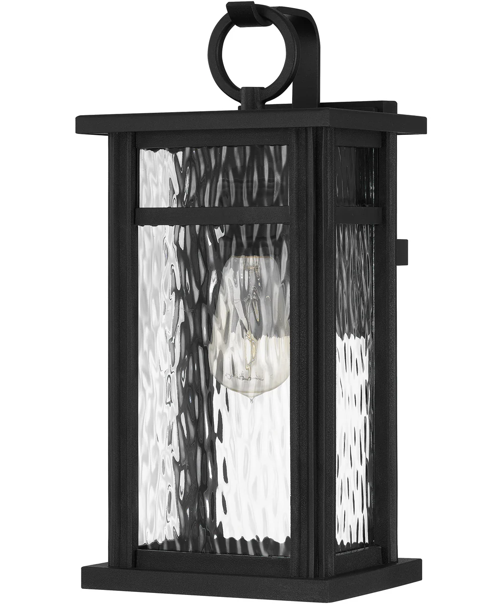 Moira Medium 1-light Outdoor Wall Light Coastal Armour Steel Earth Black - Image 3