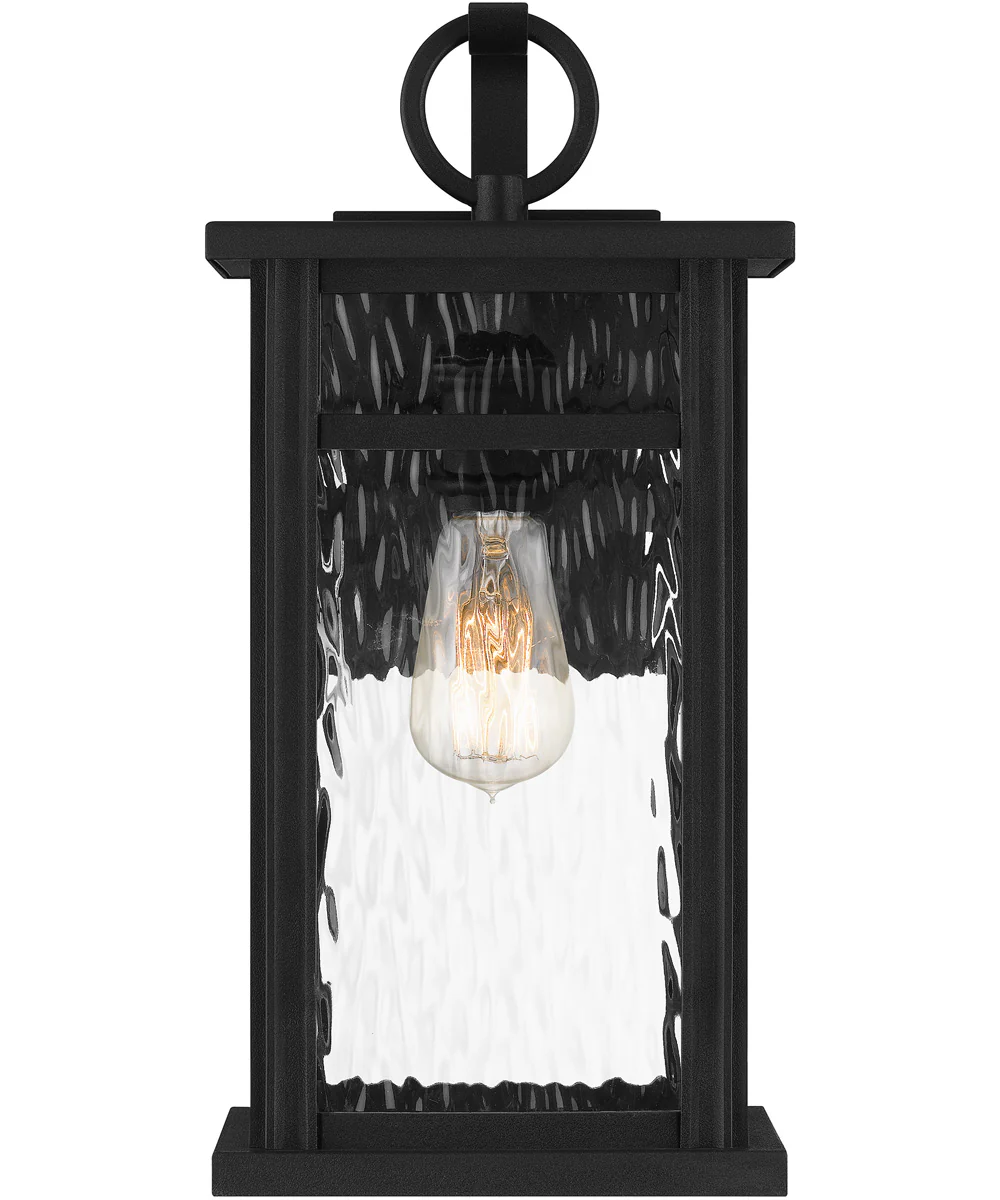 Moira Medium 1-light Outdoor Wall Light Coastal Armour Steel Earth Black - Image 4