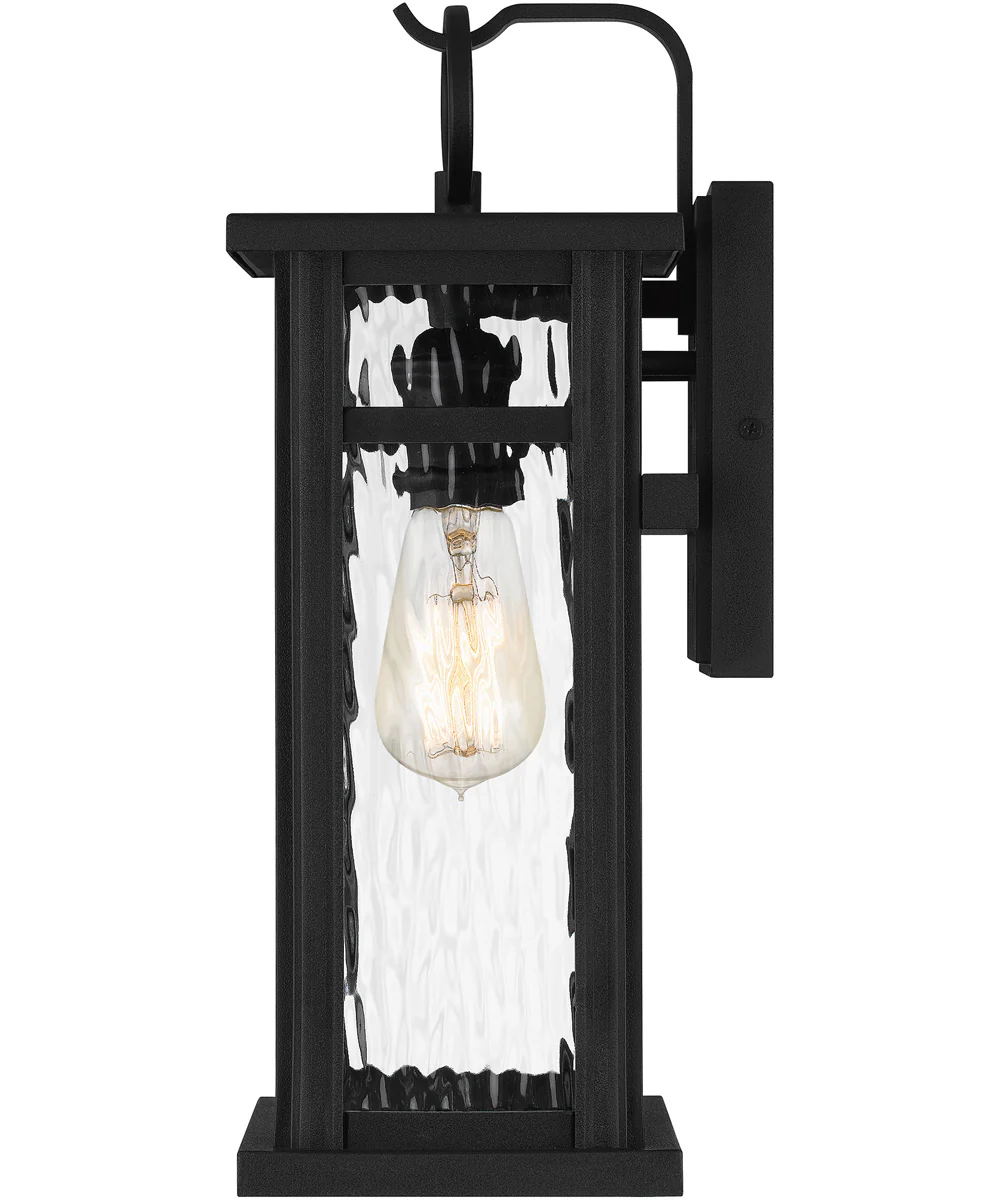 Moira Medium 1-light Outdoor Wall Light Coastal Armour Steel Earth Black - Image 5