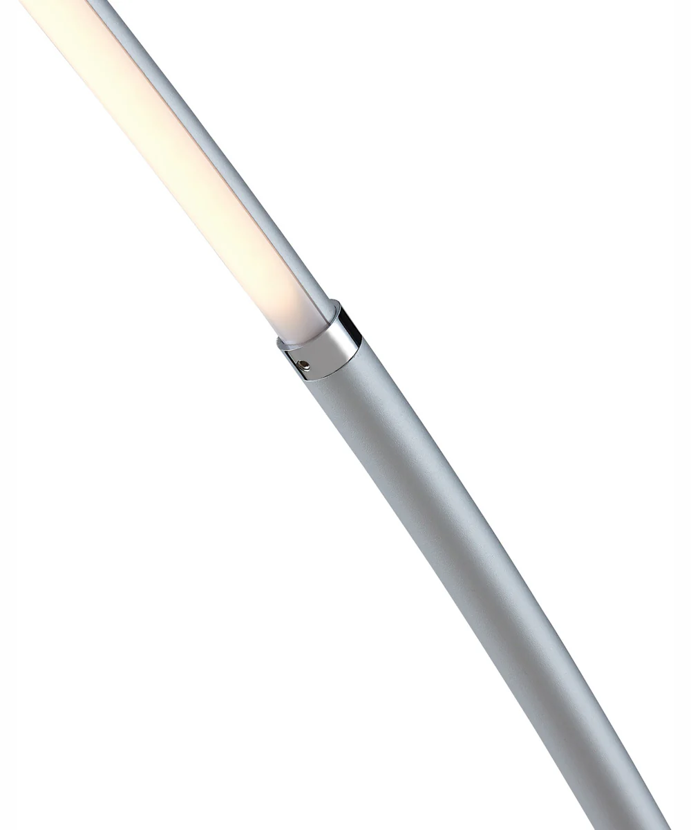 Monita 1-Light Led Arch Lamp Silver - Image 3
