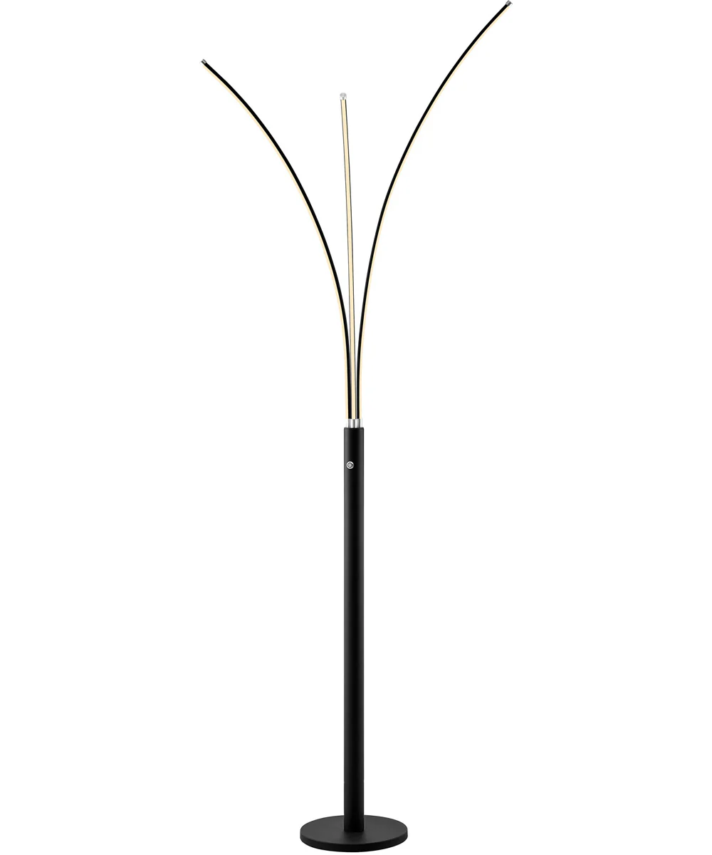 Monita 3-Light Led 3-Light Mini Arch Black