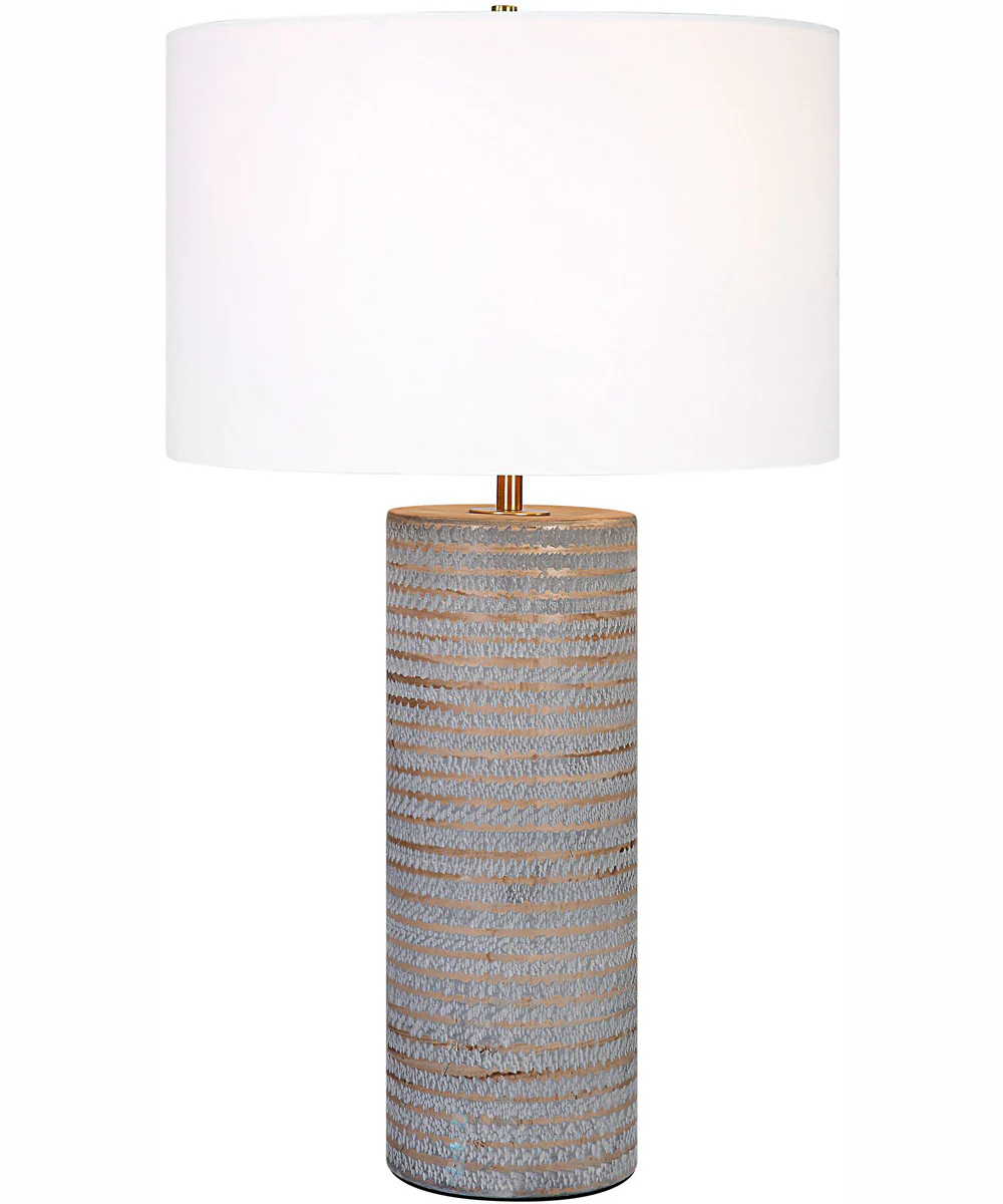 Monolith Gray Table Lamp