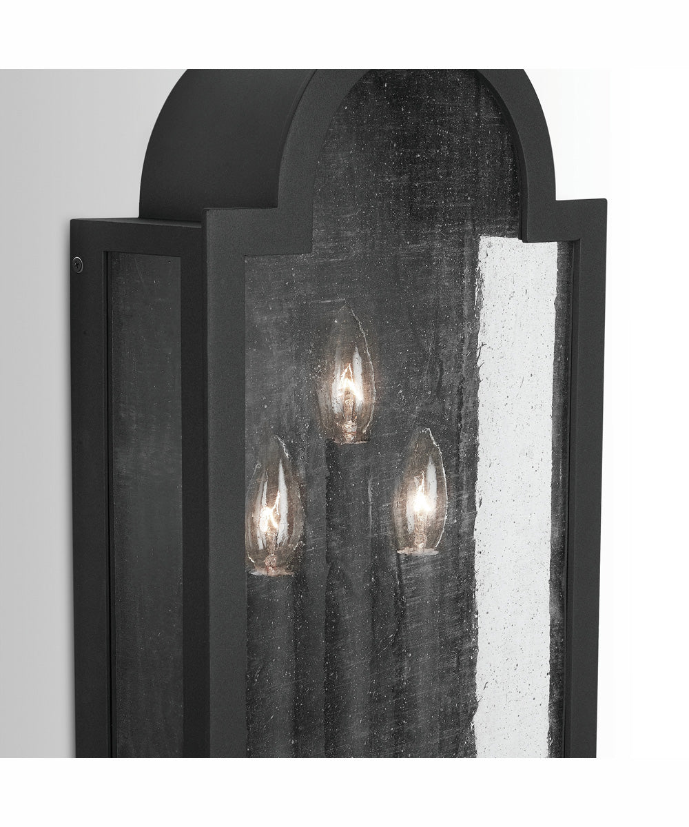 Monroe 3-Light Wall Mount Rain or Shine Black - Image 3