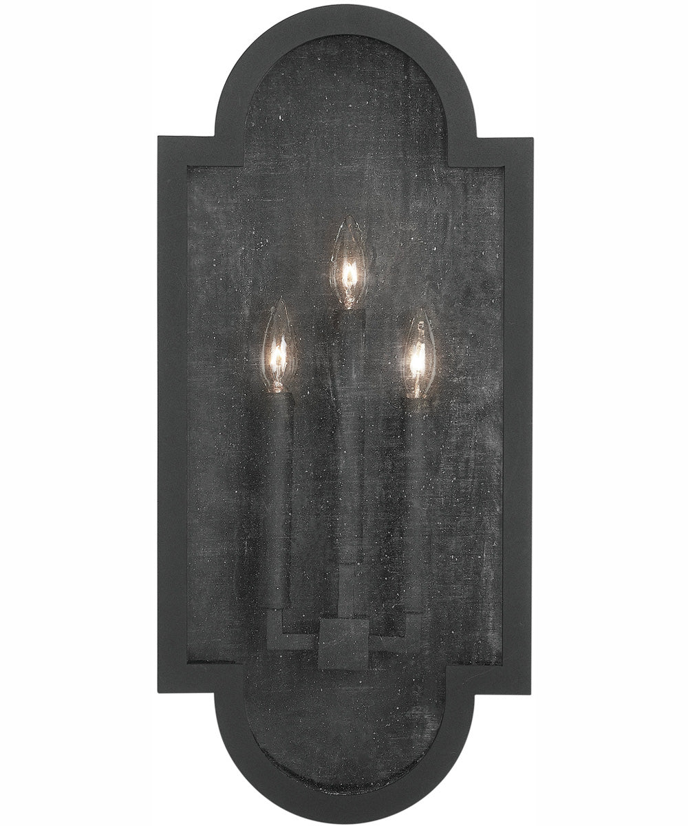 Monroe 3-Light Wall Mount Rain or Shine Black - Image 5