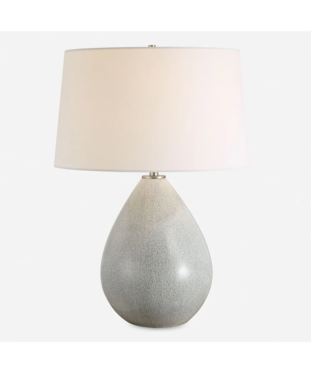 Moray Gray Glaze Table Lamp