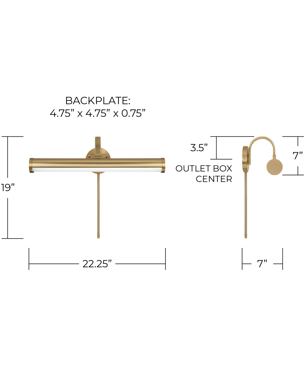 Morgan 1-Light Sconce Matte Brass - Image 7