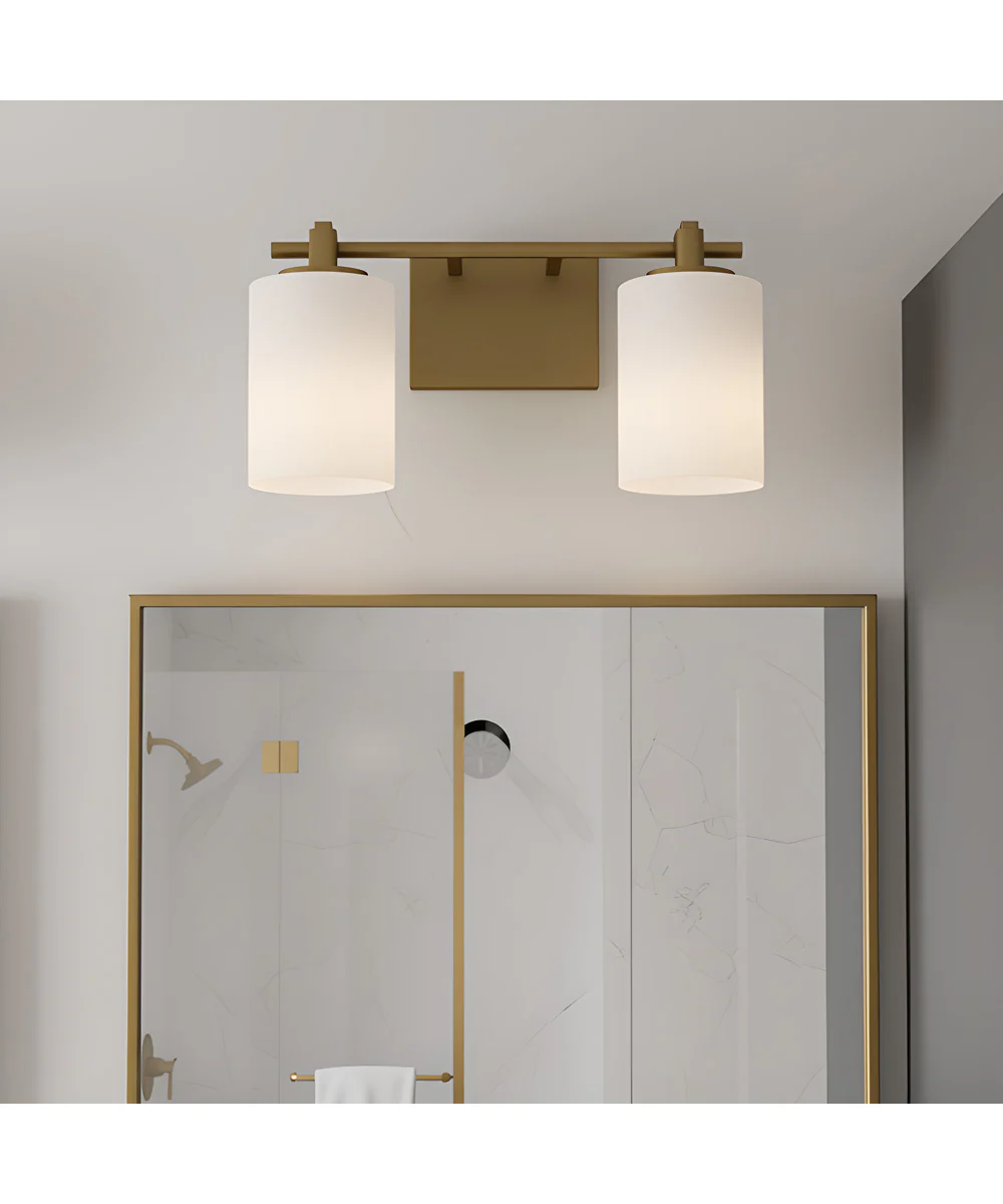Morris 2-light Bath Light Weathered Brass - Image 2