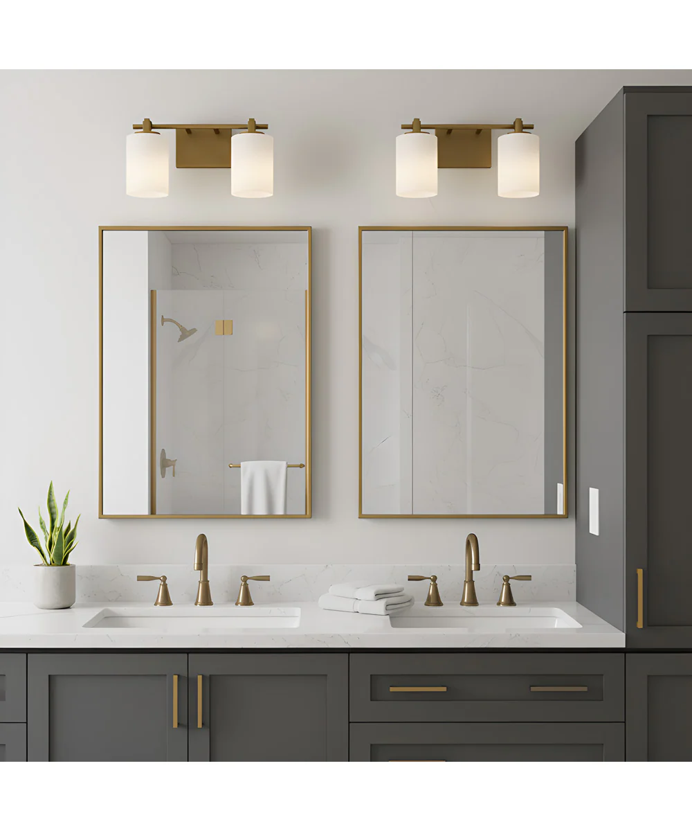 Morris 2-light Bath Light Weathered Brass - Image 3