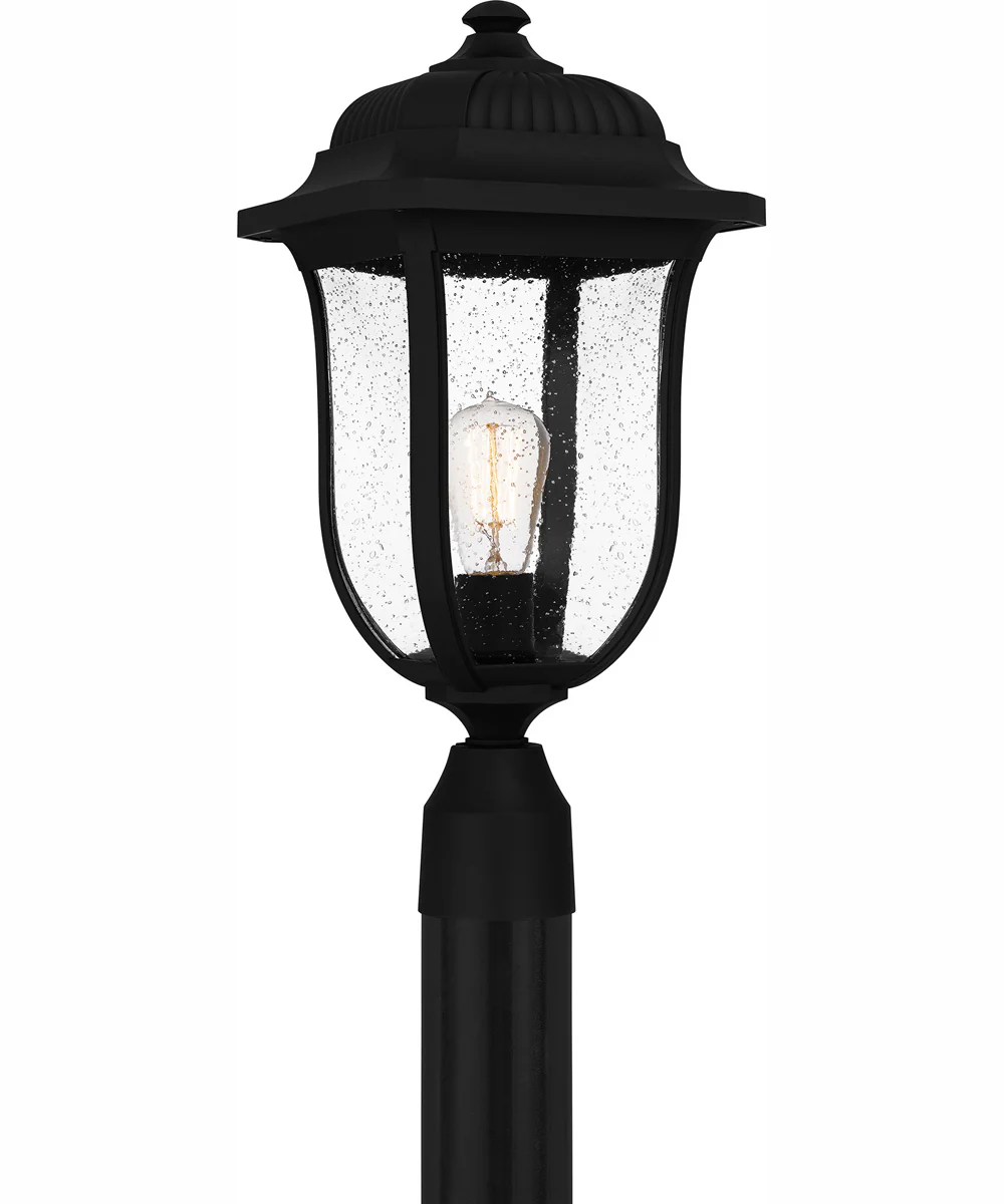 Mulberry Large 1-light Outdoor Post Light Coastal Armour Matte Black