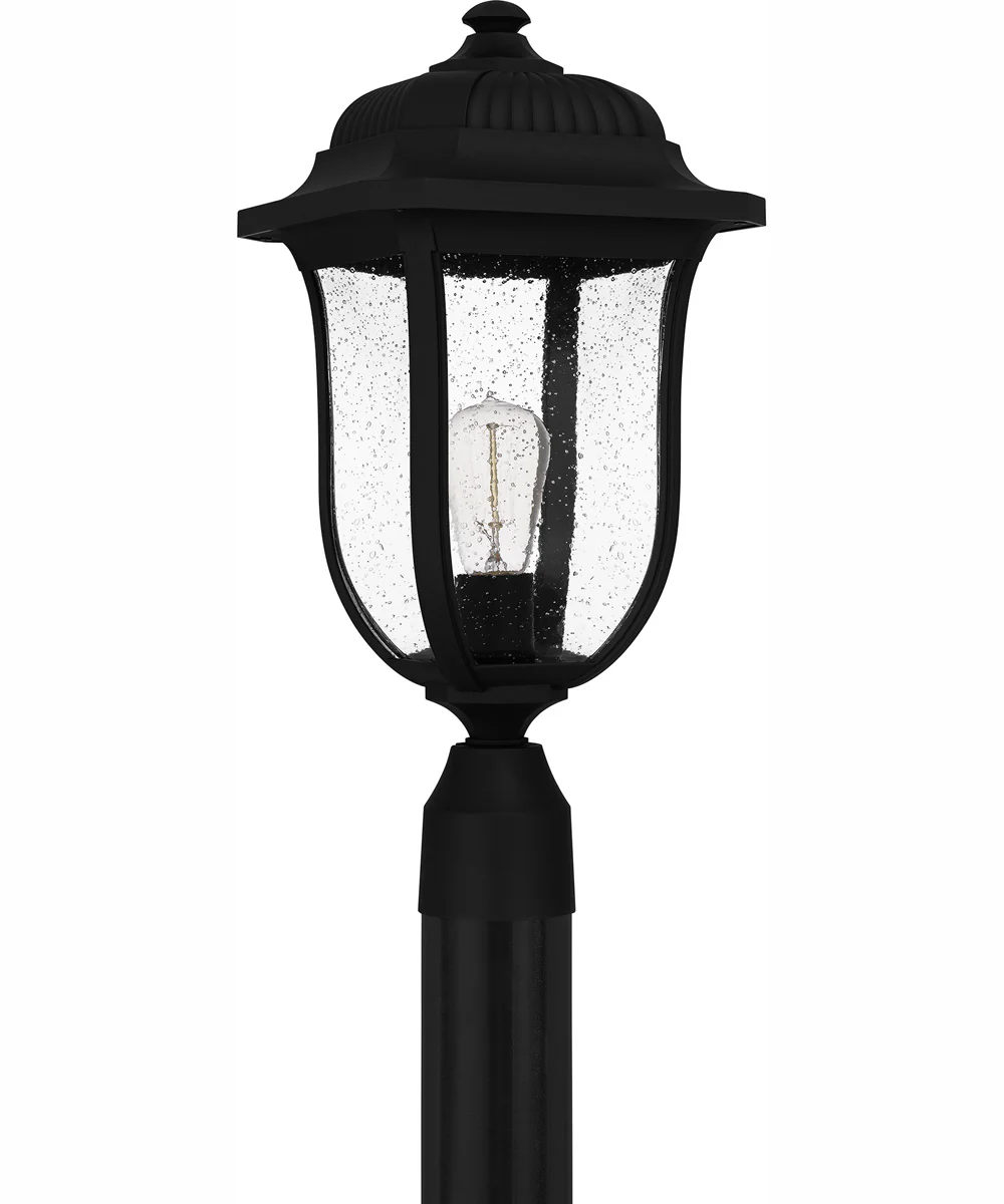 Mulberry Large 1-light Outdoor Post Light Coastal Armour Matte Black - Image 3