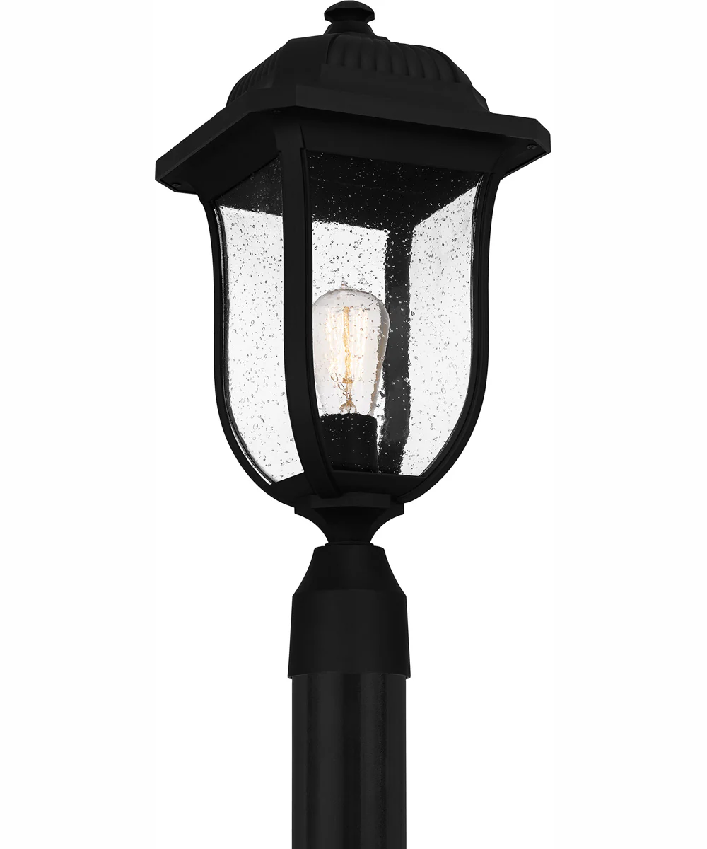 Mulberry Large 1-light Outdoor Post Light Coastal Armour Matte Black - Image 5