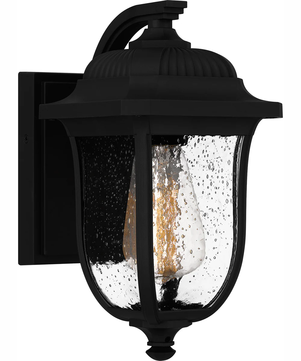 Mulberry Small 1-light Outdoor Wall Light Coastal Armour Matte Black - Image 2