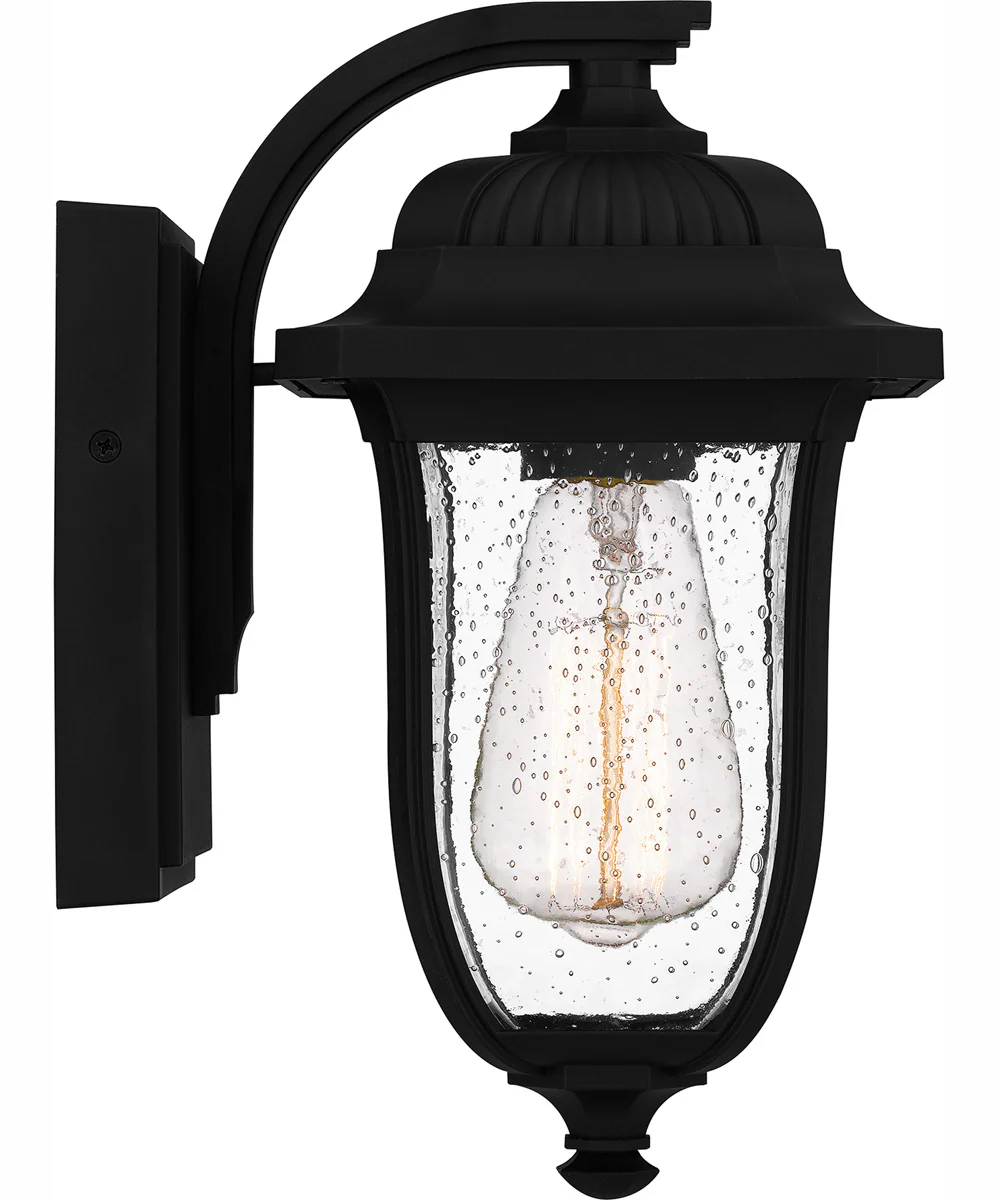 Mulberry Small 1-light Outdoor Wall Light Coastal Armour Matte Black - Image 5