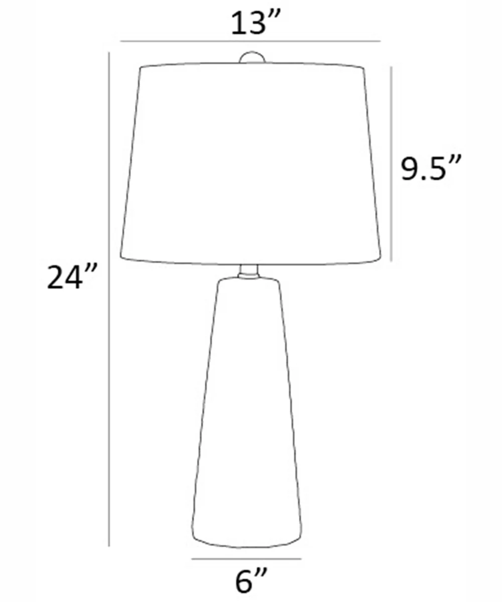 Muriel 2-Light 2 Pack-Table Lamp Orange Ceramichrome/ White Linen - Image 5