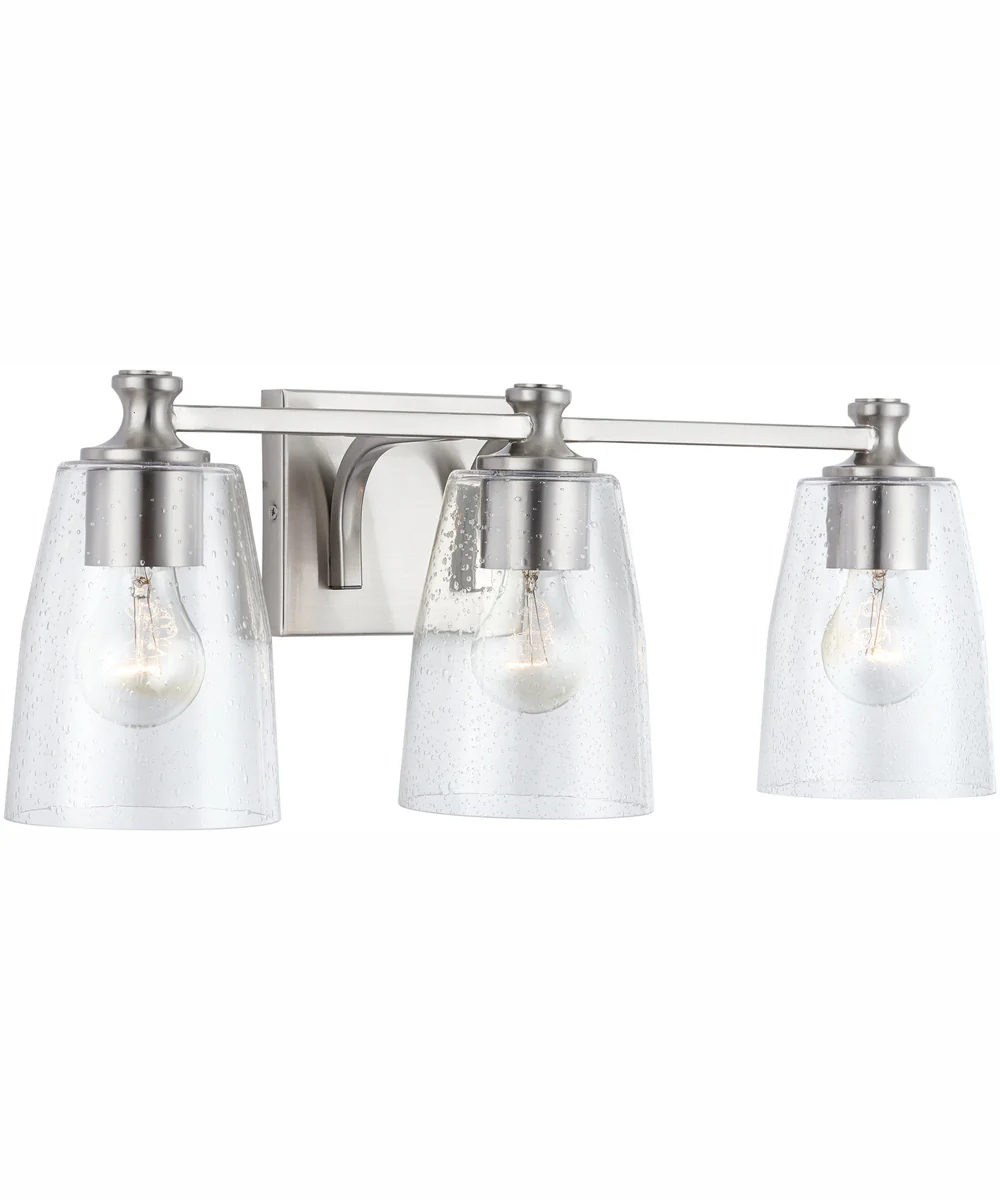Myles 3-Light Vanity Brushed Nickel - Image 3