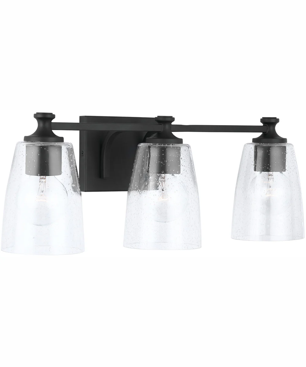 Myles 3-Light Vanity Matte Black - Image 3