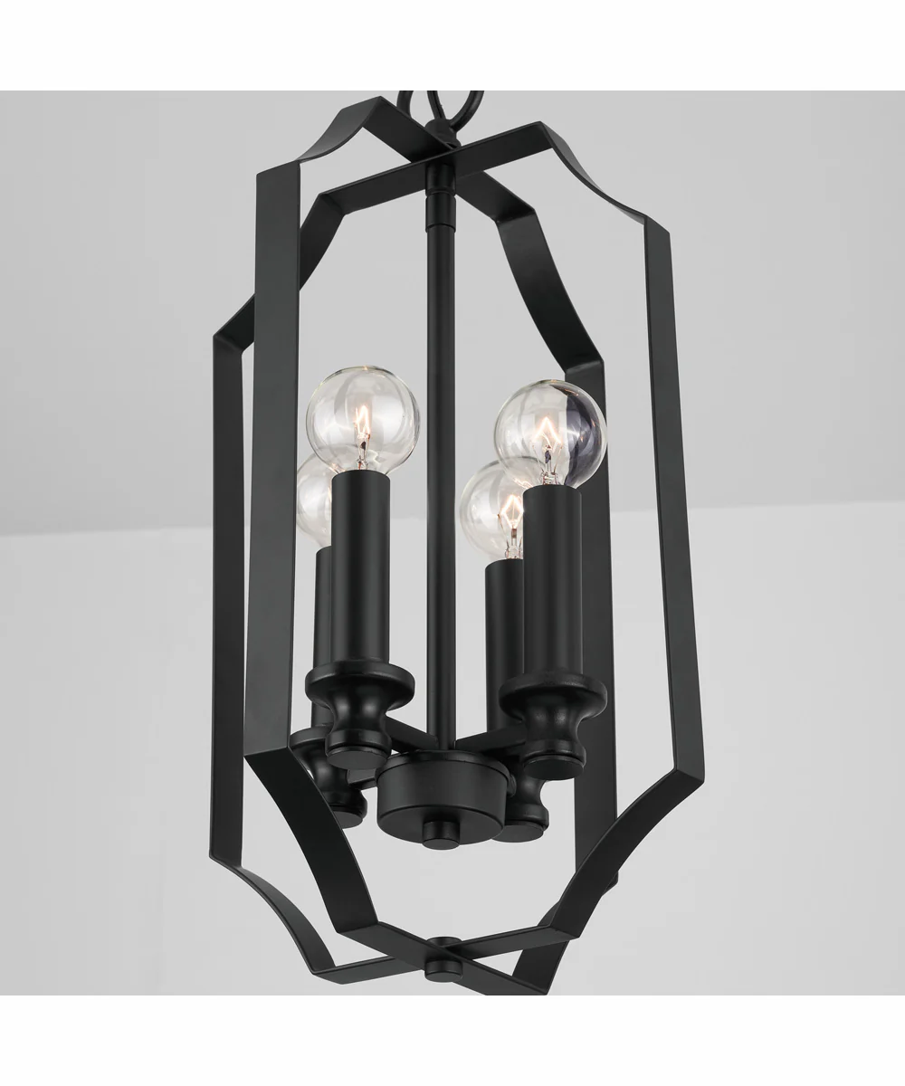 Myles 4-Light Foyer Matte Black - Image 2