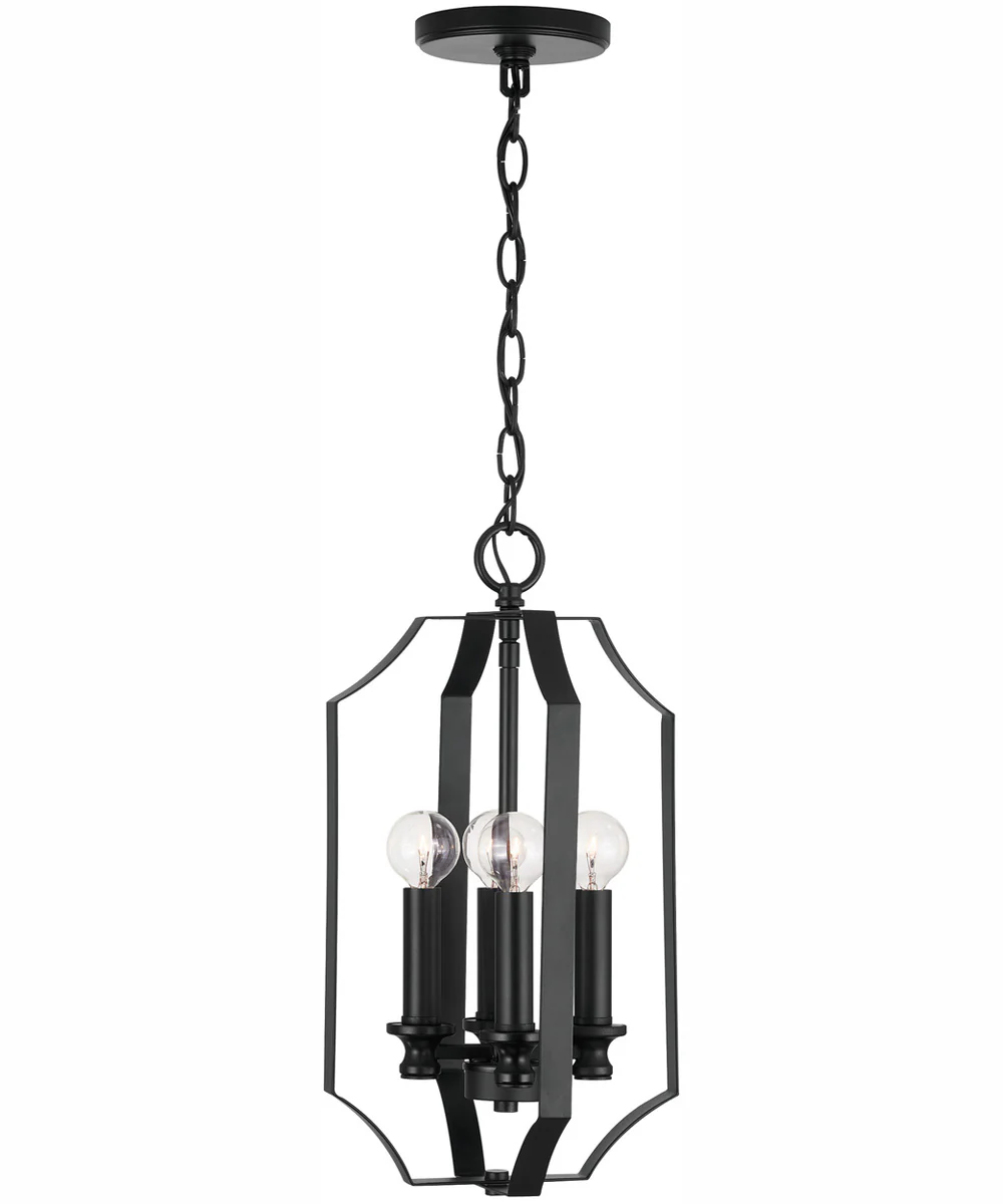 Myles 4-Light Foyer Matte Black - Image 3