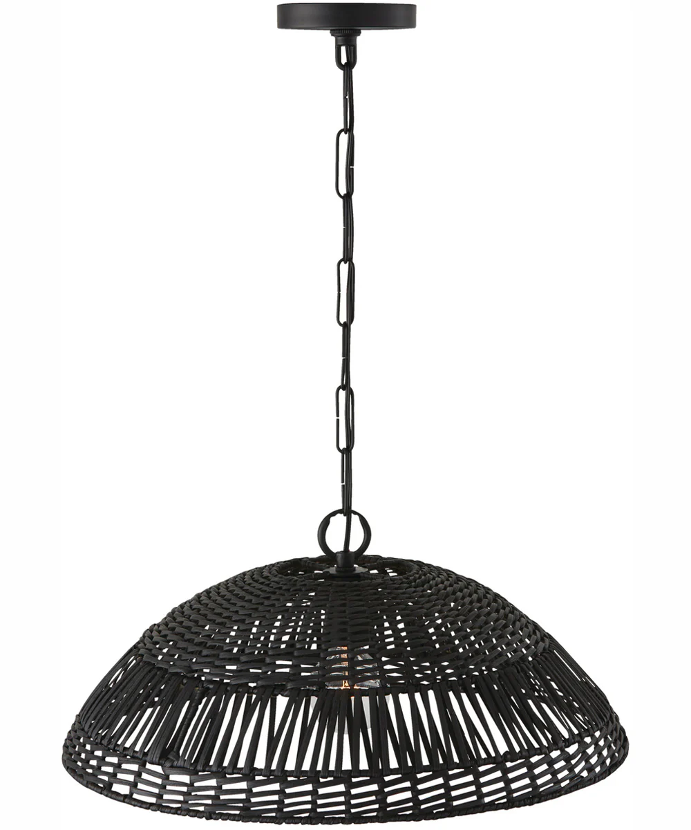 Naomi 1-Light Pendant Matte Black - Image 4