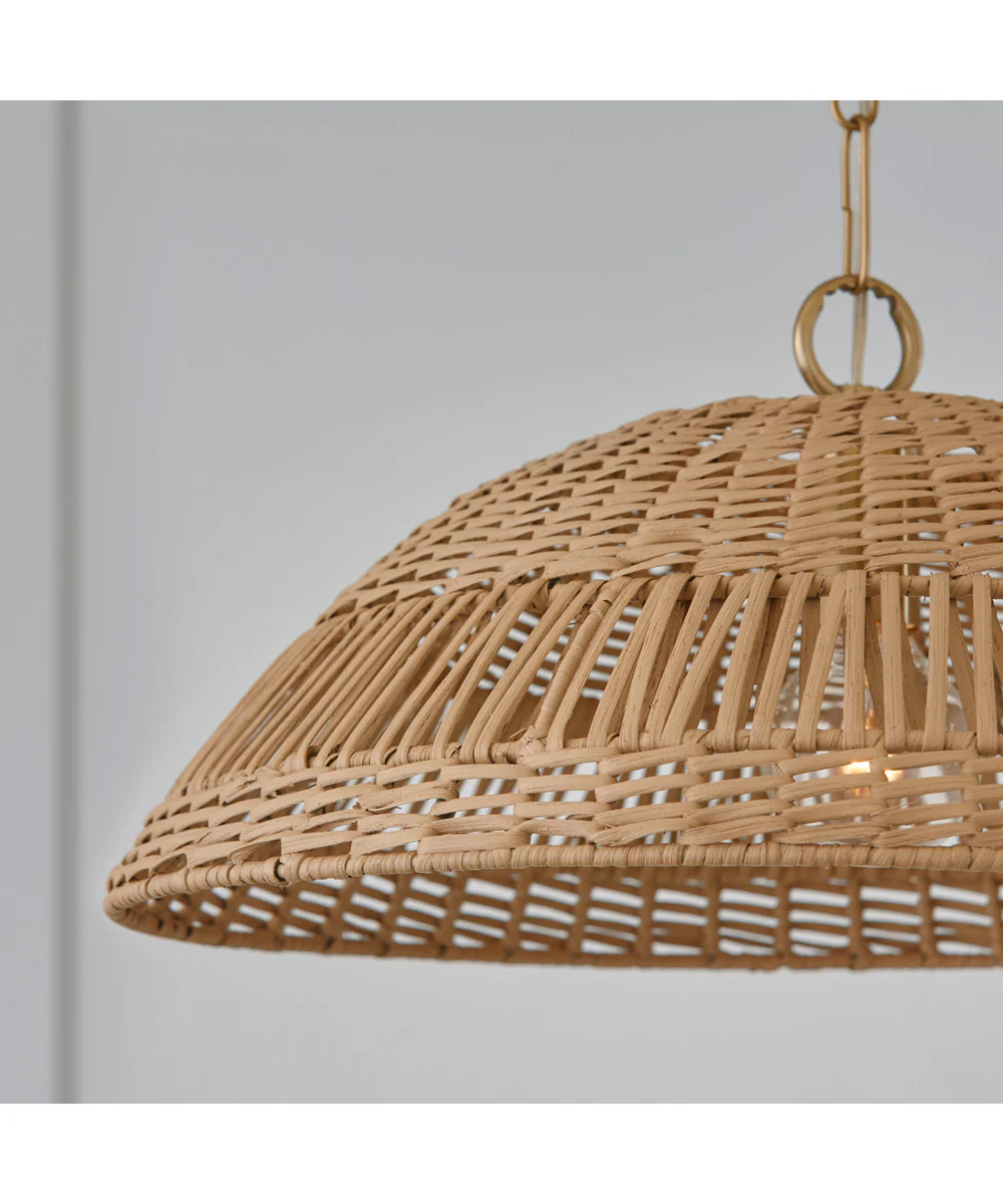 Naomi 1-Light Pendant Matte Brass - Image 3