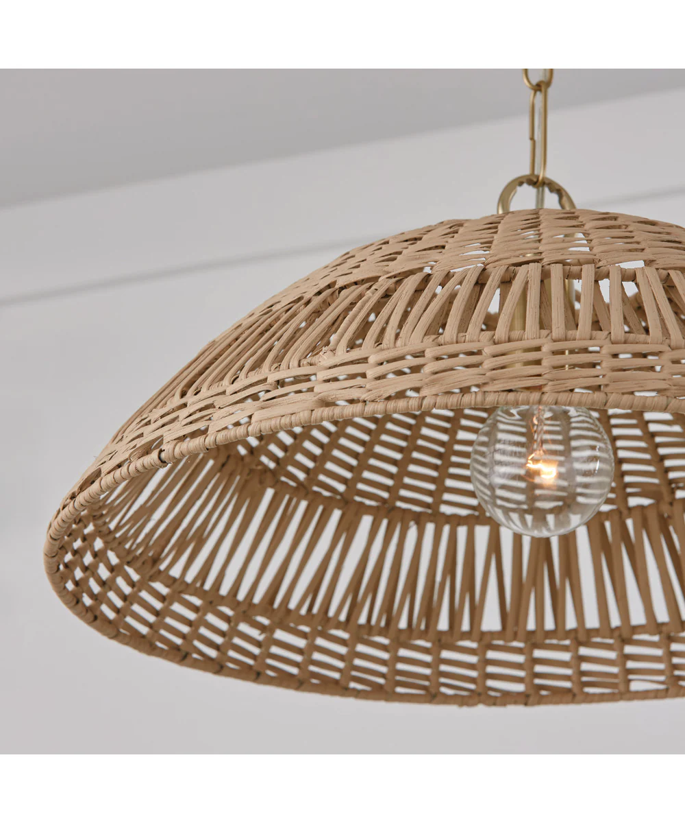 Naomi 1-Light Pendant Matte Brass - Image 5