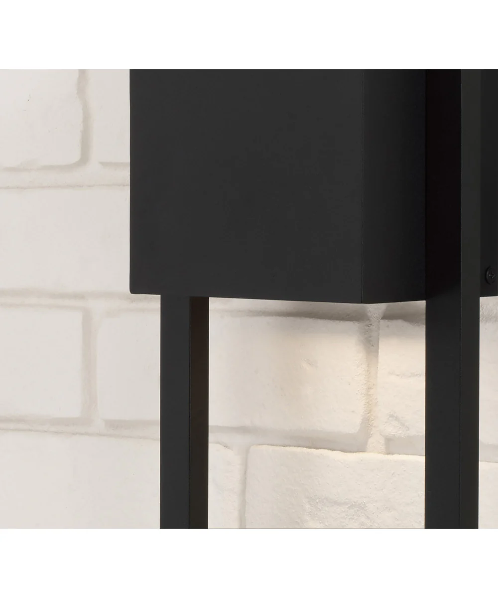 Nate 1-Light Outdoor Wall-Lantern Black - Image 5