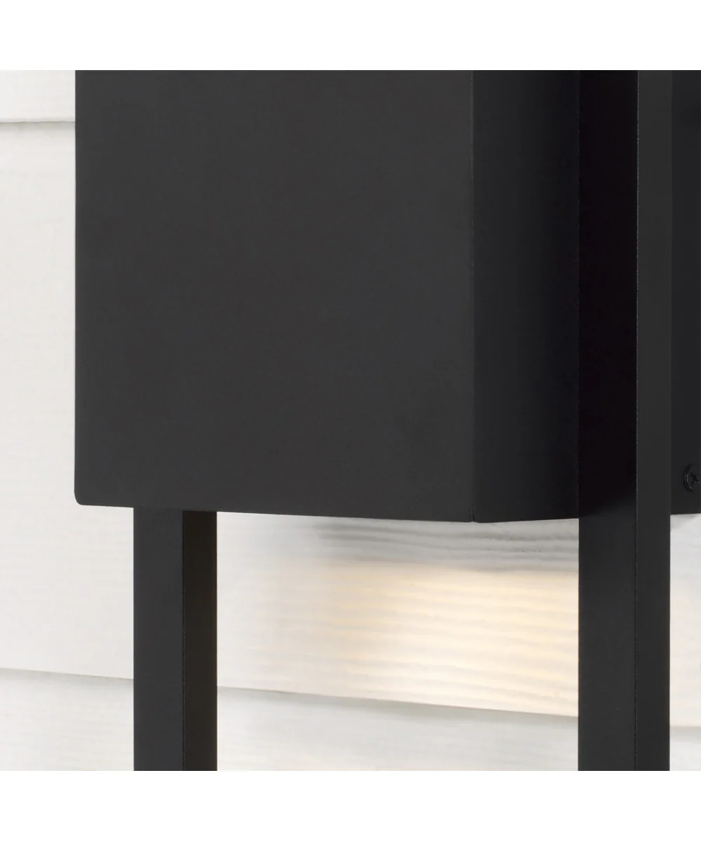 Nate 1-Light Outdoor Wall-Lantern Black - Image 5