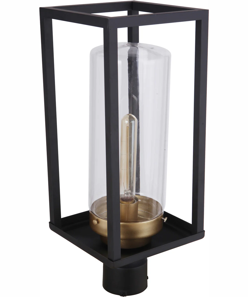 Neo 1-Light Outdoor Post Mount Midnight Satin Brass - Image 5
