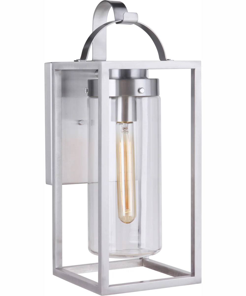 Neo 1-Light Outdoor Wall Lantern Satin Aluminum - Image 2
