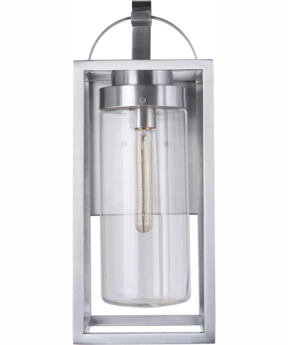 Neo 1-Light Outdoor Wall Lantern Satin Aluminum - Image 3