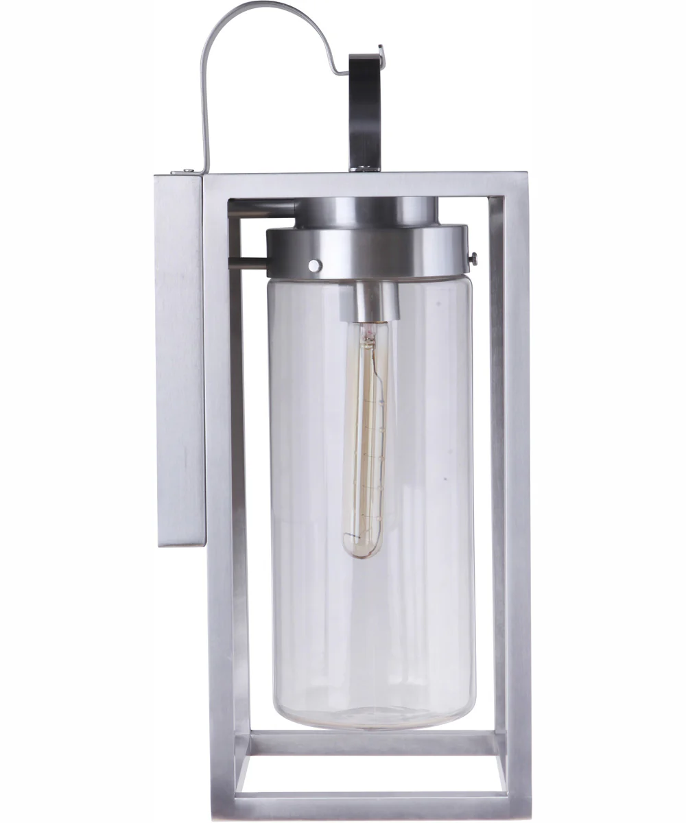 Neo 1-Light Outdoor Wall Lantern Satin Aluminum - Image 5