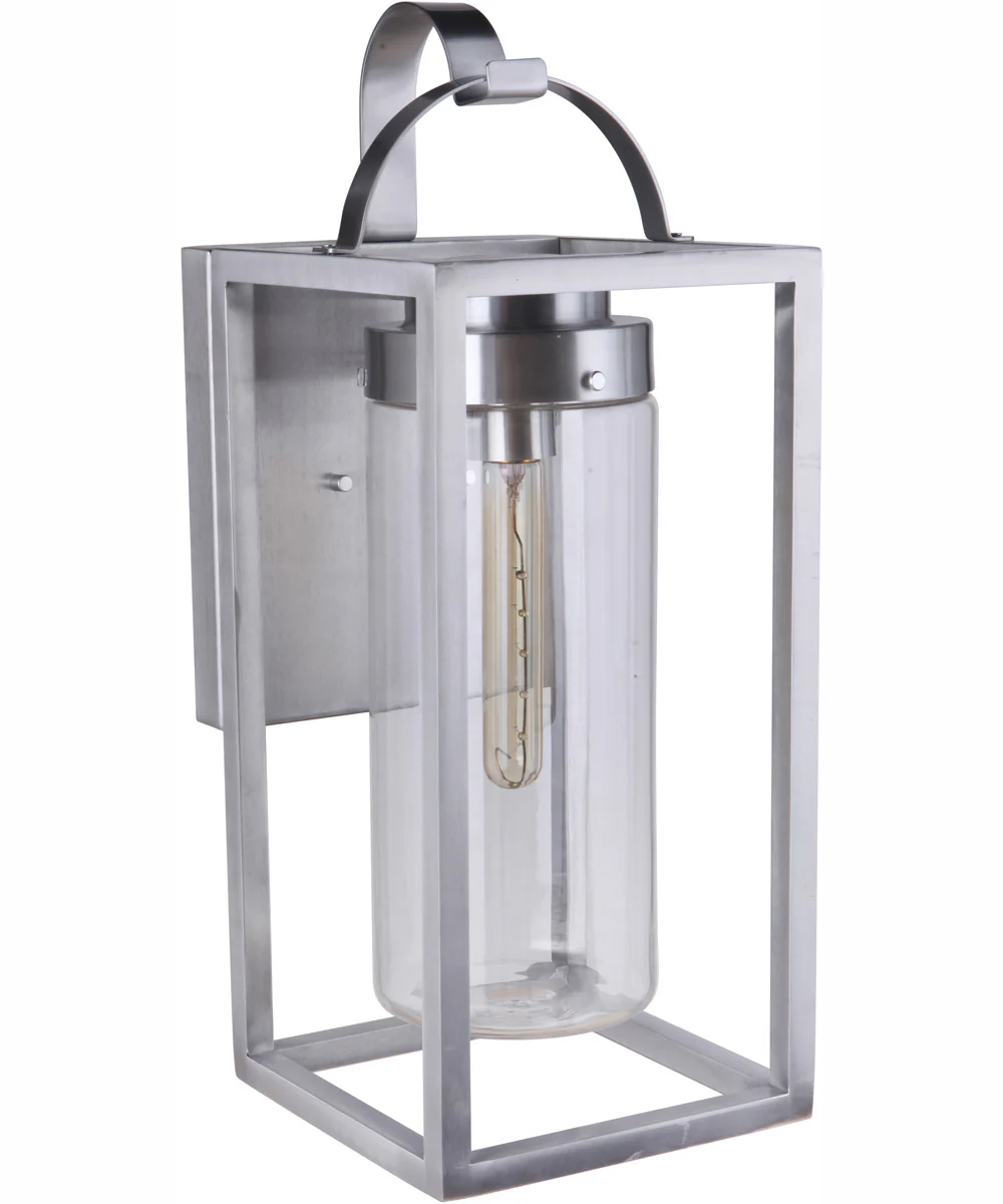 Neo 1-Light Outdoor Wall Lantern Satin Aluminum - Image 6