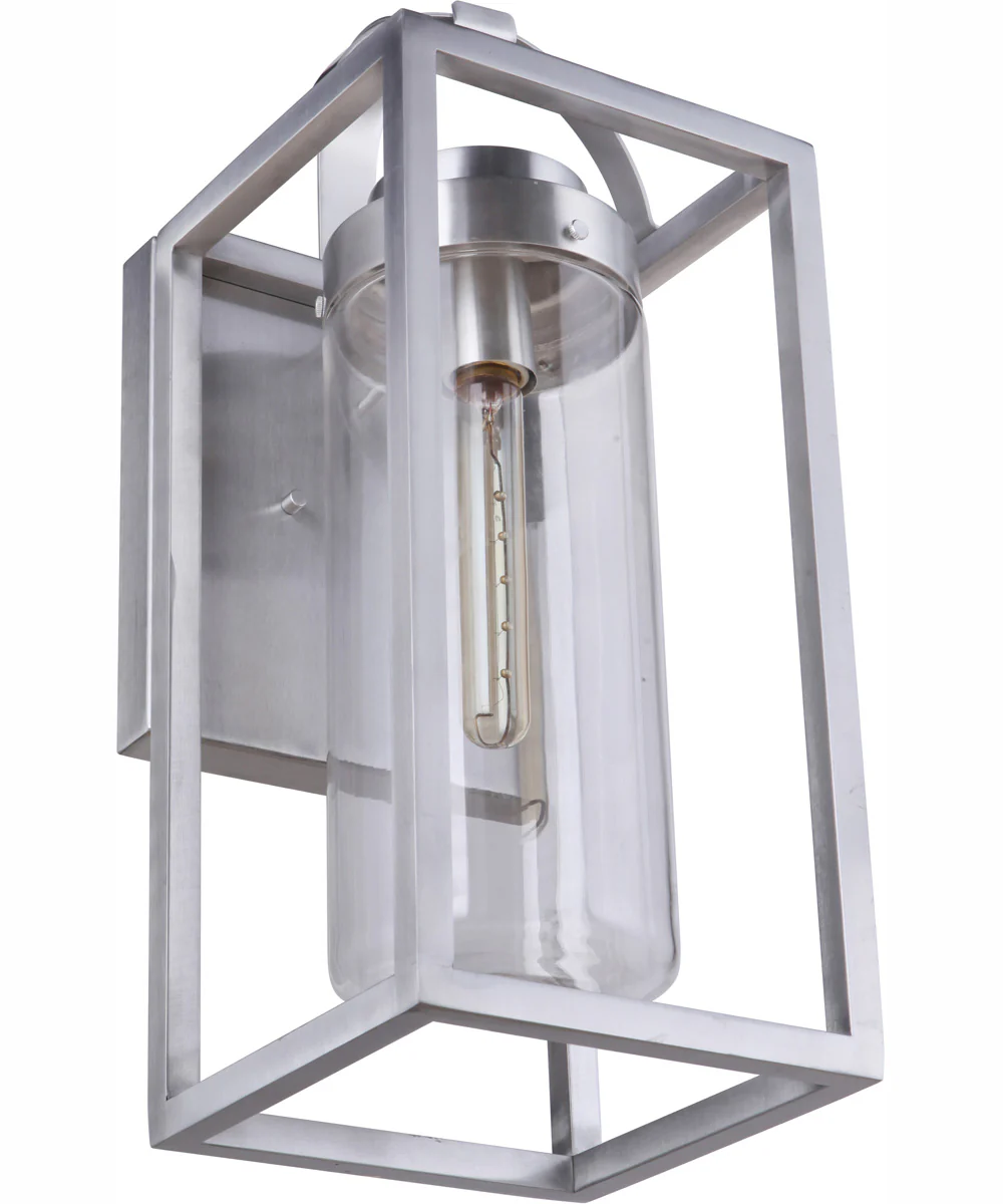 Neo 1-Light Outdoor Wall Lantern Satin Aluminum - Image 7