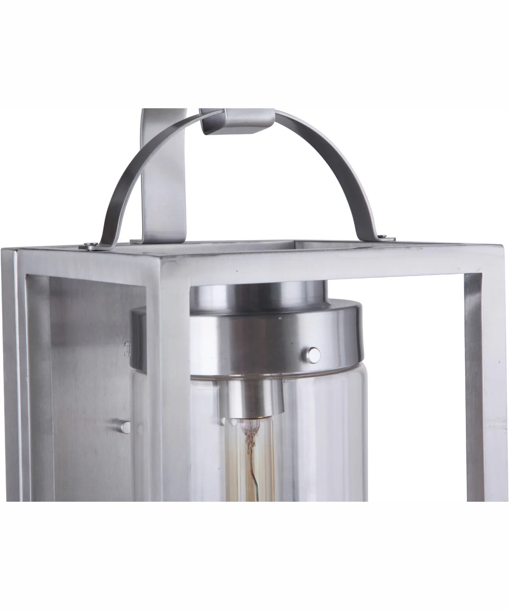 Neo 1-Light Outdoor Wall Lantern Satin Aluminum - Image 8