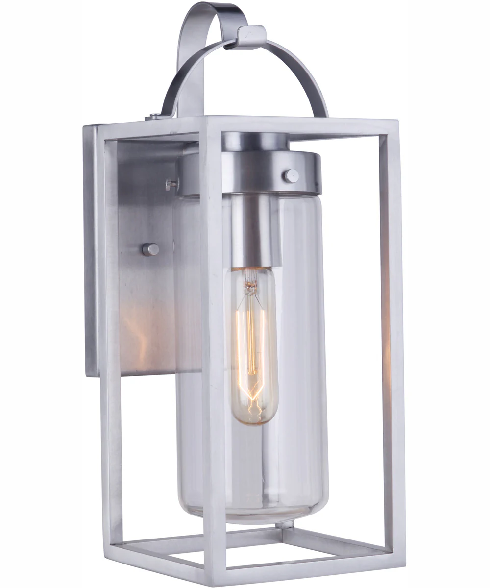 Neo 1-Light Outdoor Wall Lantern Satin Aluminum - Image 2