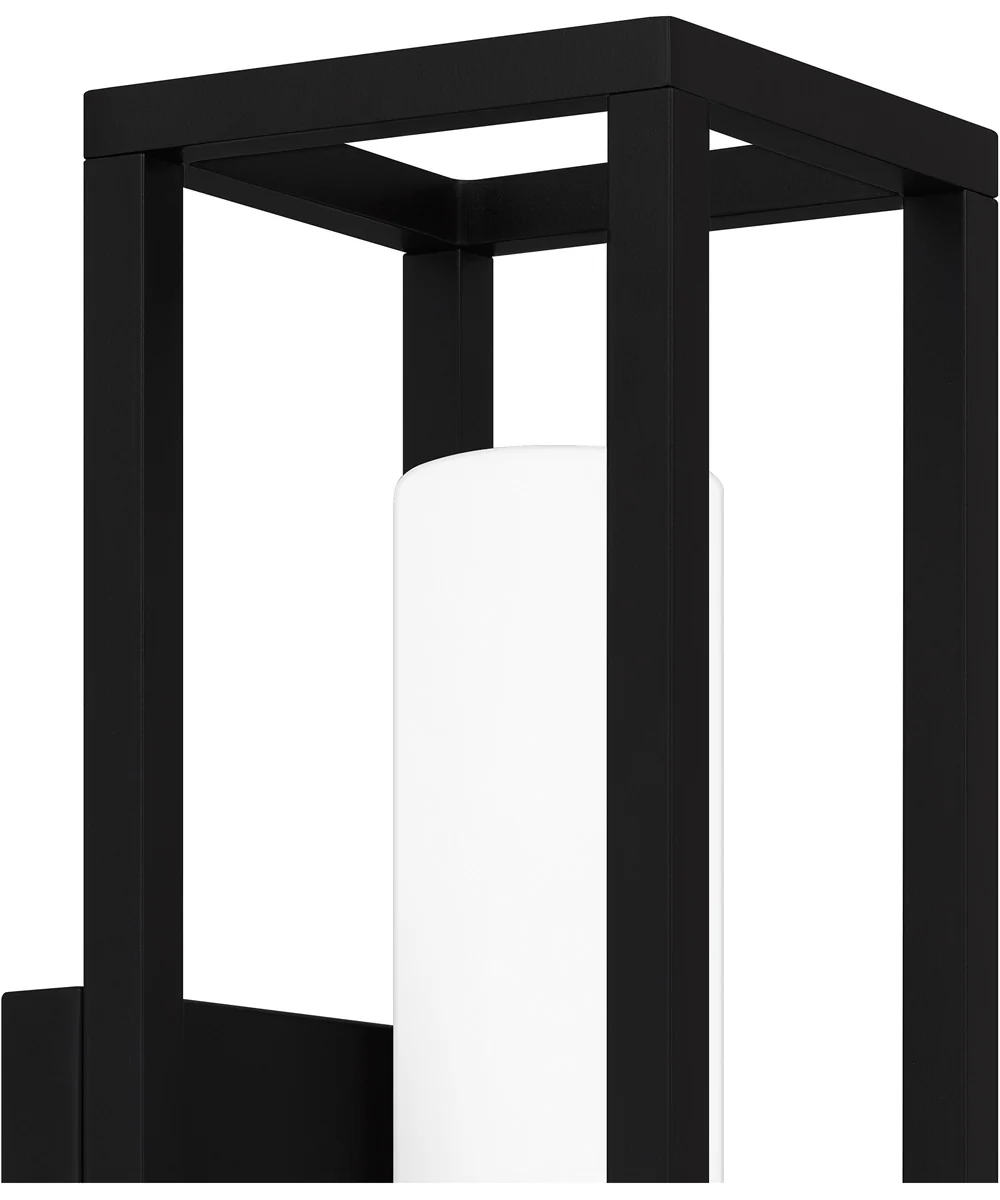 Neville Small 1-light Outdoor Wall Light Coastal Armour Aluminum Matte Black - Image 5